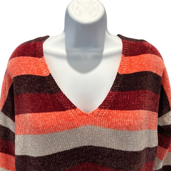 Express Striped Chenille Sweater | Size Small | Cozy Fall Feels 🍂‎ - Picture 3 of 5